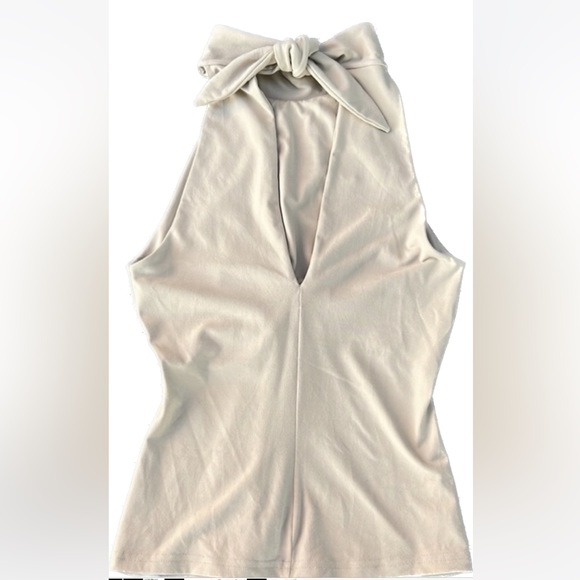 Susana Monaco High Neck Fitted Top Size Small - Picture 3 of 6